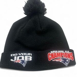 New Era Black Super Bowl XLIX Champions Beanie